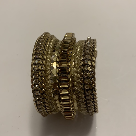 Stella & Dot gold colour bracelet with snap clasp. - Picture 4 of 5